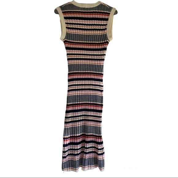 CUPCAKES AND CASHMERE Walton Stripe Sleeveless Knitted Dress size M - Picture 9 of 12